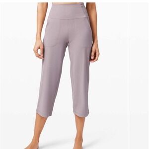 Lululemon Size 2 Align Wide Leg High Rise Pant Violet Verbena Athletic Yoga